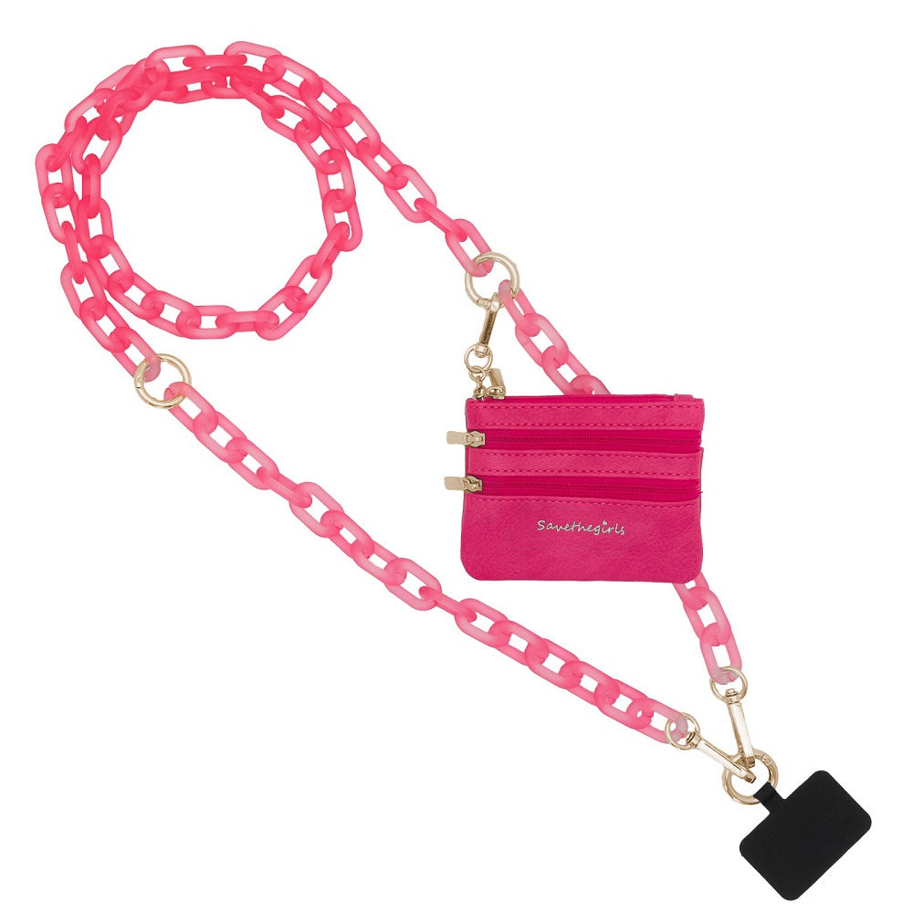 SaveTheGirls Clip & Go Ice Chain with Pouch — feature highlight