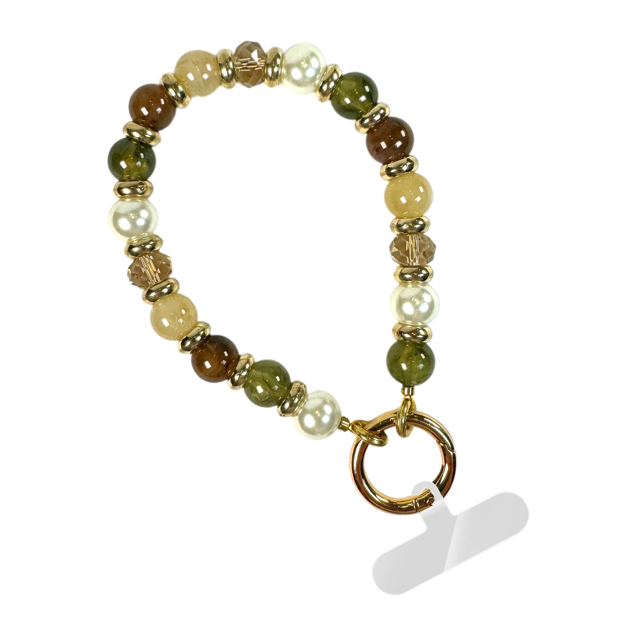 SaveTheGirls Clip & Go Beaded Wristlet Beaded Assortment — color detail