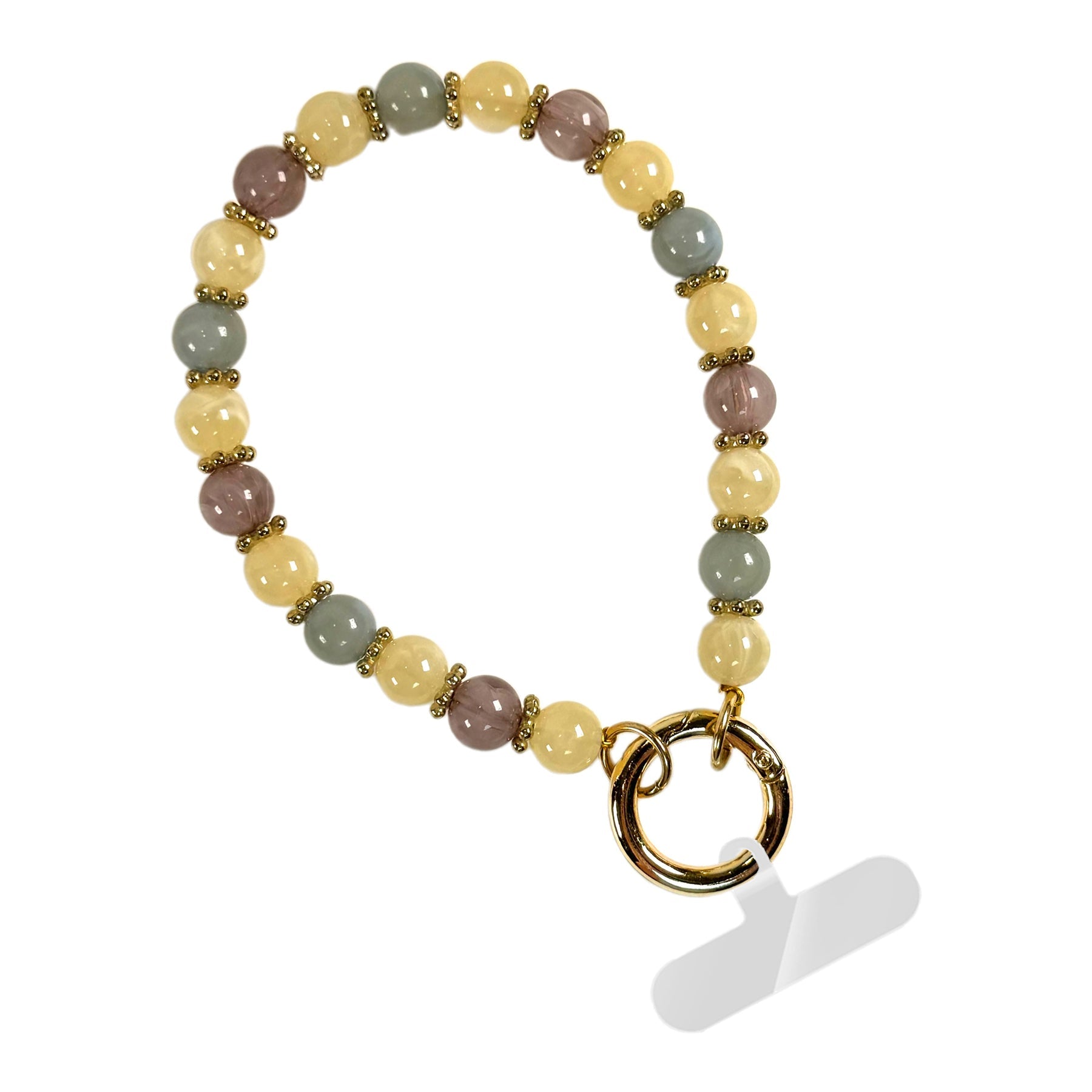 SaveTheGirls Clip & Go Beaded Wristlet Nina Collection — color detail