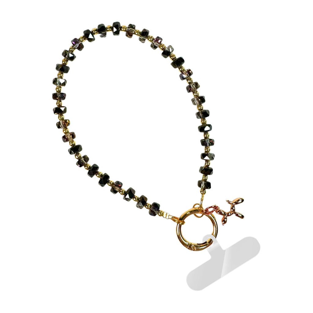 SaveTheGirls Clip & Go Beaded Wristlet Bedazzled Collection — in-use photo