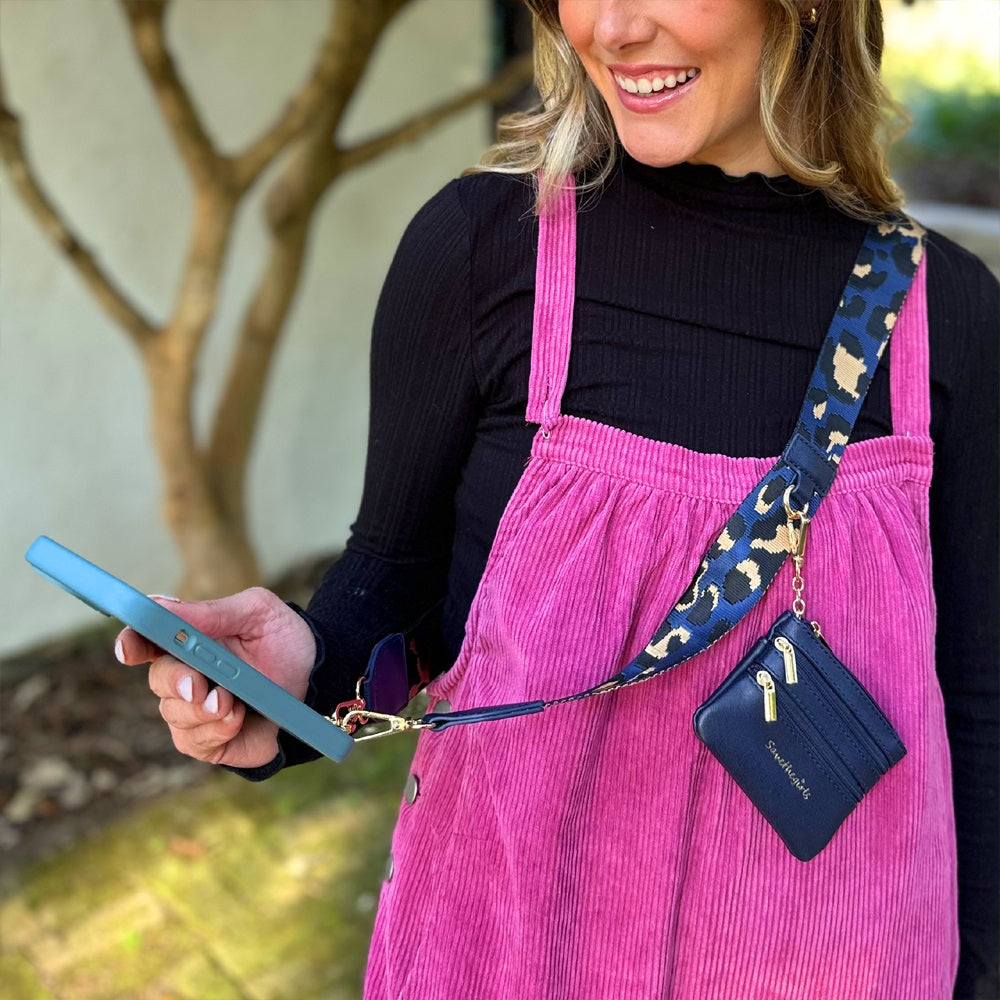 SaveTheGirls Clip & Go Strap with Pouch - Leopard Collection — comparison shot