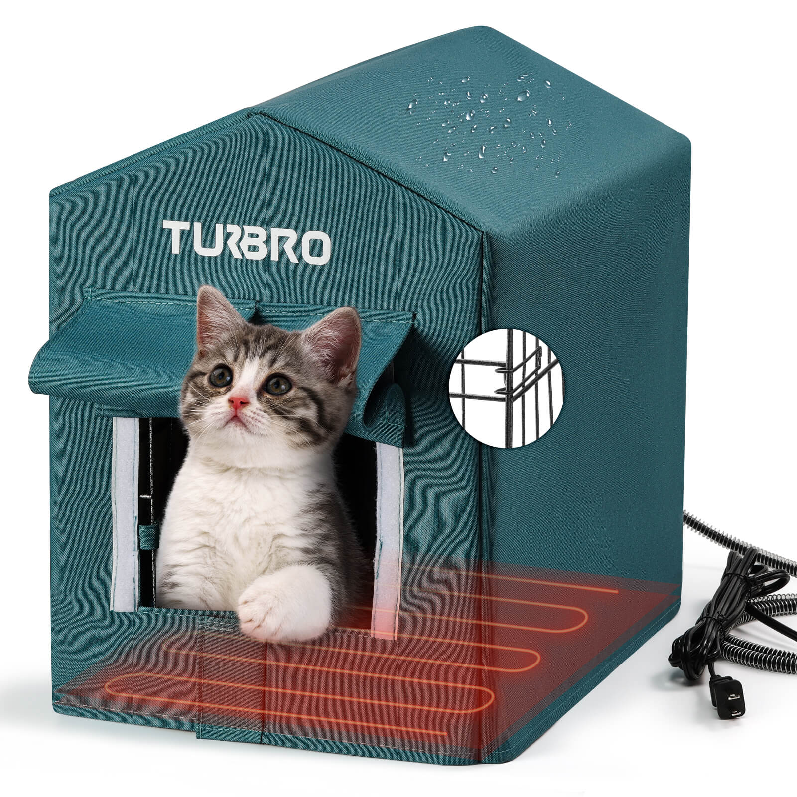 (Open Box) Neighborhood CH17A Heated Cat House – TURBRO
