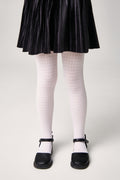 TheRanok.com Conte Tights for girls Chanel 40 Den - Houndstooth Pattern — main product shot