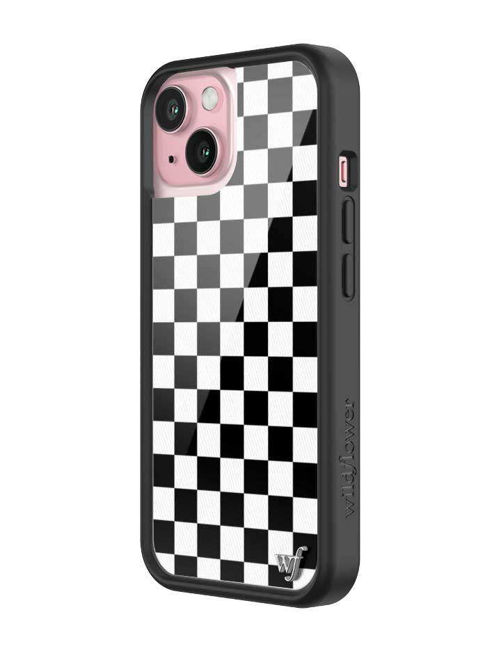 Checkers | Black iPhone Case