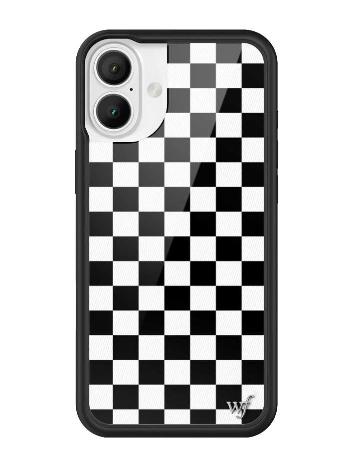 Checkers | Black iPhone Case