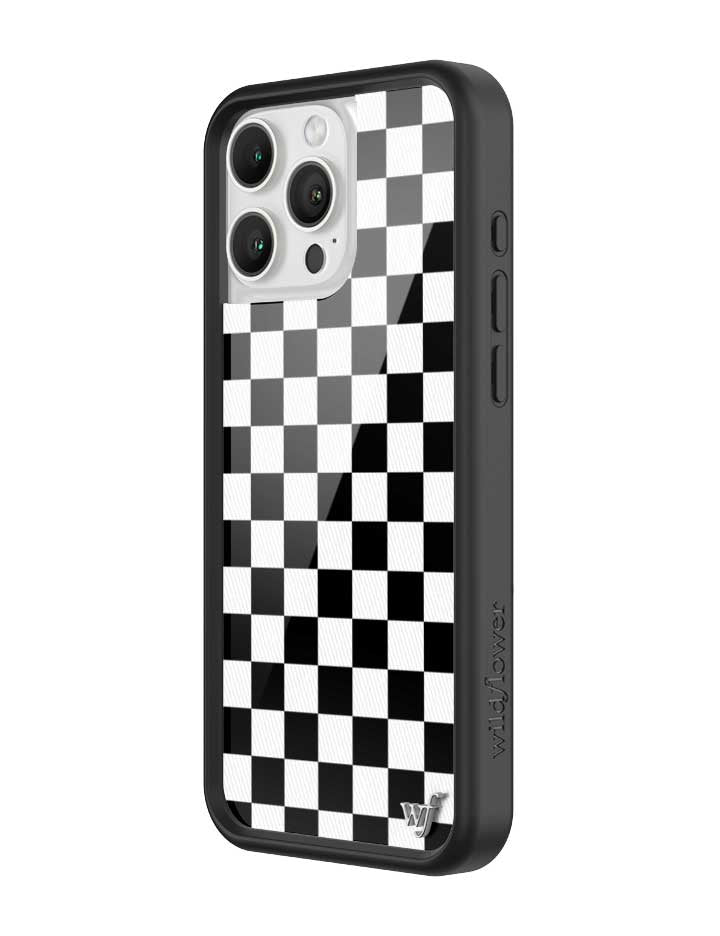 Checkers | Black iPhone Case