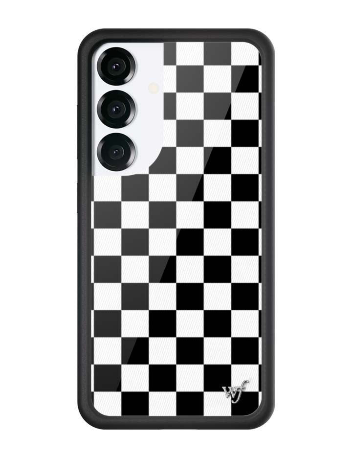 Wildflower Cases Checkers | Black Samsung Galaxy Case — in-use photo