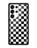Wildflower Cases Checkers | Black Samsung Galaxy Case — main product shot