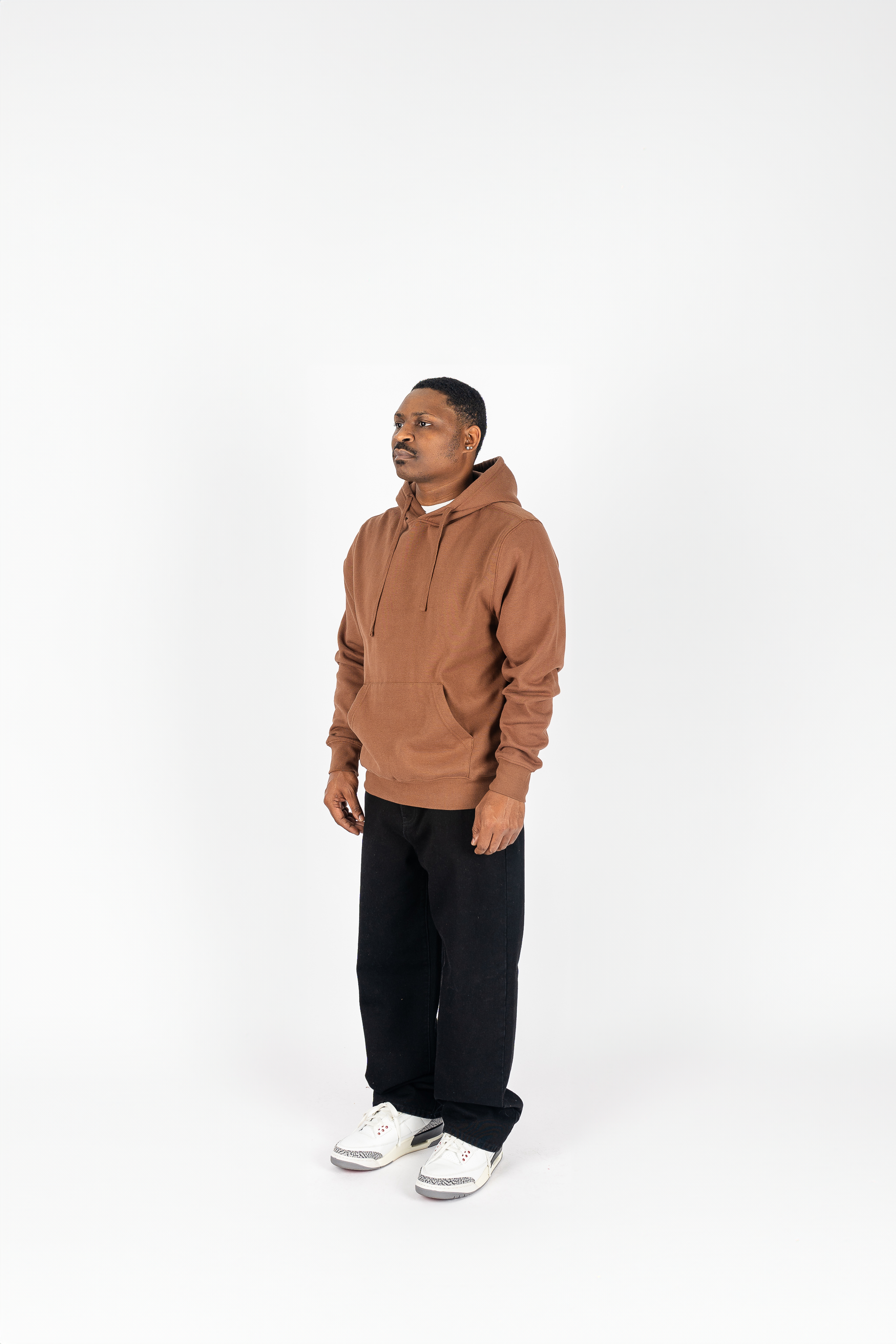 Superline Fleece Hoodie — product on model