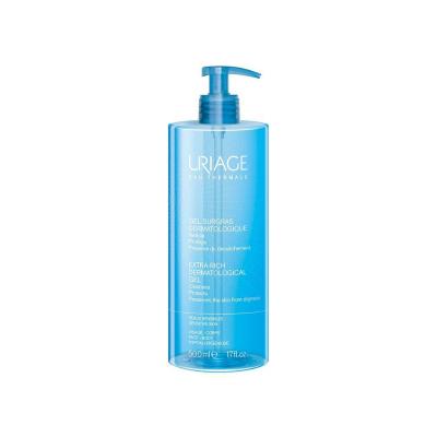 Uriage Extra Rich Dermatological Gel 500ml - Gentle, Moisturizing Soap-Free Cleanser for Sensitive Skin