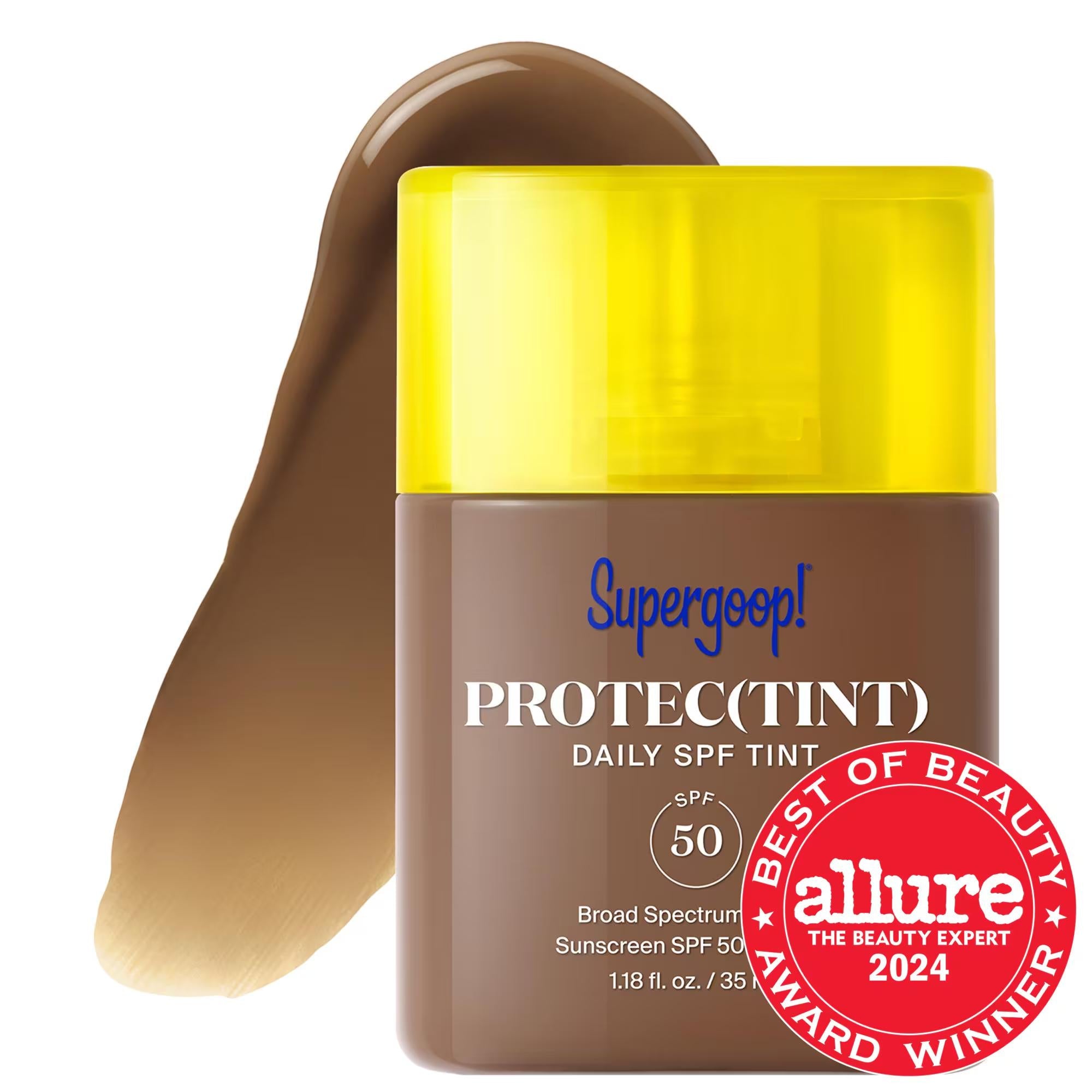 Protec(tint) Daily SPF Tint SPF 50 Sunscreen Skin Tint - Lightweight, Buildable Coverage, Natural Finish, Cruelty-Free