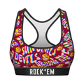 Rock 'Em Socks Women's Sports Bra - Arizona State Sun Devils - Twisted Wordmark — main product shot