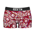 Rock 'Em Socks Women's Boy Shorts - Alabama Crimson Tide - Twisted Wordmark — main product shot