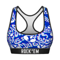 Rock 'Em Socks Women's Sports Bra - BYU Cougars - Twisted Wordmark — main product shot