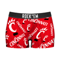 Rock 'Em Socks Women's Boy Shorts - Cincinnati Bearcats - Logo All-over — main product shot