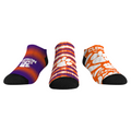 Rock 'Em Socks Clemson Tigers - Low Cut  - Make Some Noise (3-Pack) — main product shot