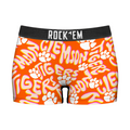 Rock 'Em Socks Women's Boy Shorts - Clemson Tigers - Twisted Wordmark — main product shot
