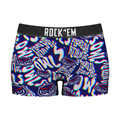 Rock 'Em Socks Rock 'Em Socks Women's Boy Shorts - FAU Owls - Twisted Wordmark — main product shot