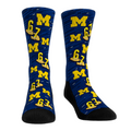 Rock 'Em Socks Rock 'Em Socks Michigan Wolverines - Six Seven All-Over — main product shot