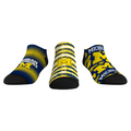 Rock 'Em Socks Michigan Wolverines - Low Cut  - Make Some Noise (3-Pack) — main product shot