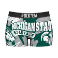 Rock 'Em Socks Women's Boy Shorts - Michigan State Spartans - Team Blast — main product shot