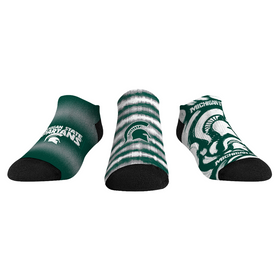 Michigan State Spartans - Low Cut  - Make Some Noise (3-Pack)