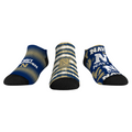 Rock 'Em Socks Navy Midshipmen - Low Cut  - Make Some Noise (3-Pack) — main product shot