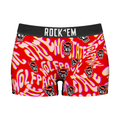 Rock 'Em Socks Women's Boy Shorts - NC State Wolfpack  - Twisted Wordmark — main product shot