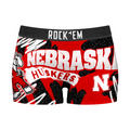 Rock 'Em Socks Rock 'Em Socks Women's Boy Shorts - Nebraska Huskers - Team Blast — main product shot