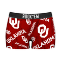 Rock 'Em Socks Women's Boy Shorts - Oklahoma Sooners - Logo All-Over — main product shot