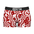 Rock 'Em Socks Women's Boy Shorts - Oklahoma Sooners - Wavy Checkers — main product shot