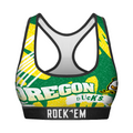 Rock 'Em Socks Rock 'Em Socks Women's Sports Bra - Oregon Ducks - Team Blast — main product shot