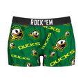 Rock 'Em Socks Rock 'Em Socks Women's Boy Shorts - Oregon Ducks - Logo All-Over — main product shot