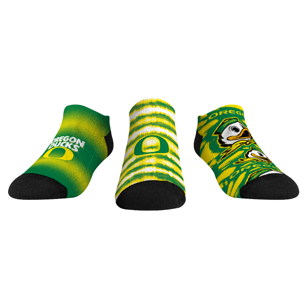 Rock 'Em Socks Rock 'Em Socks Oregon Ducks - Low Cut  - Make Some Noise (3-Pack) — main product shot