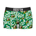 Rock 'Em Socks Women's Boy Shorts - Oregon Ducks - Twisted Wordmark — main product shot