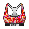Rock 'Em Socks Women's Sports Bra - Ohio State Buckeyes - Twisted Wordmark — main product shot