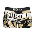 Rock 'Em Socks Women's Boy Shorts - Purdue Boilermakers - Team Blast — main product shot