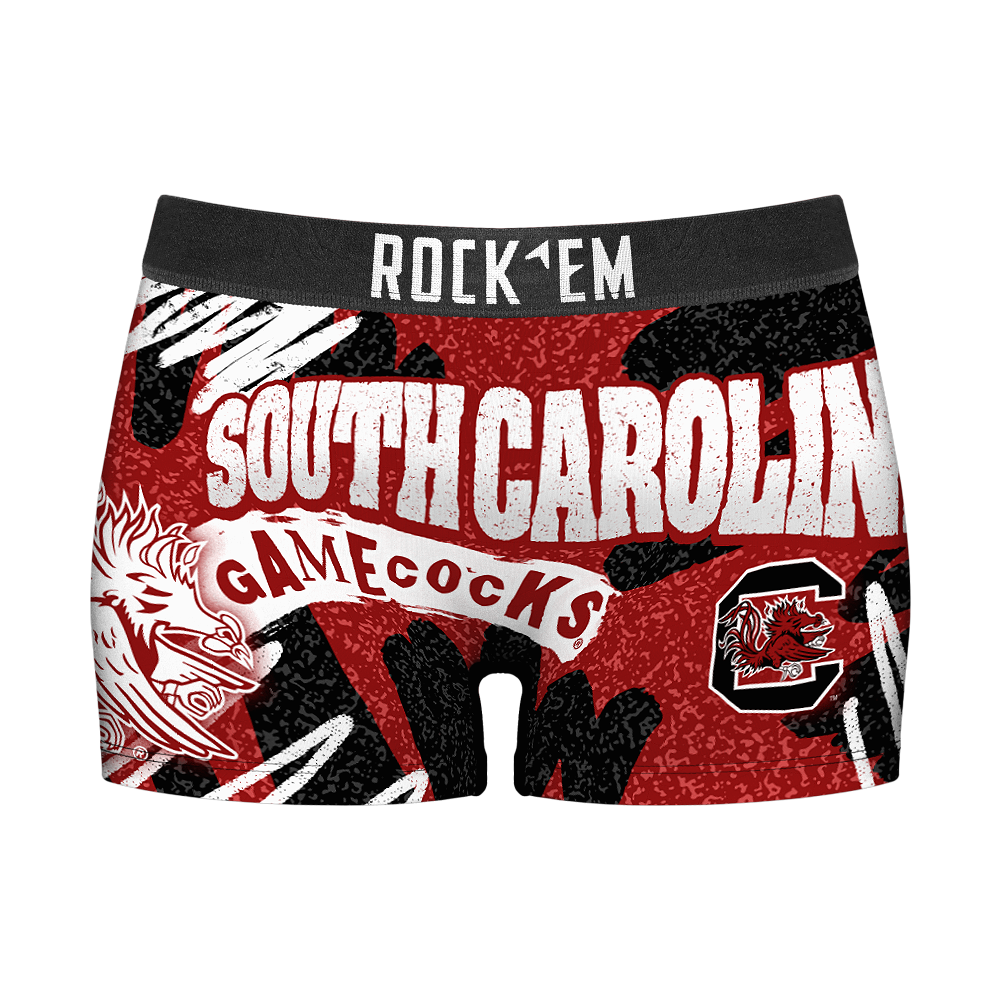 Rock 'Em Socks Women's Boy Shorts - South Carolina Gamecocks - Team Blast — main product shot