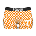 Rock 'Em Socks Women's Boy Shorts - Tennessee Volunteers - Full Checkerboard — main product shot