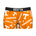 Rock 'Em Socks Women's Boy Shorts - Tennessee Volunteers - Logo All-Over — main product shot