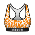 Rock 'Em Socks Women's Sports Bra - Tennessee Volunteers - Wavy Checkers — main product shot