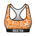 Rock 'Em Socks Women's Sports Bra - Texas Longhorns - Twisted Wordmark — main product shot