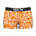 Rock 'Em Socks Women's Boy Shorts - Texas Longhorns - Twisted Wordmark — main product shot