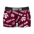 Rock 'Em Socks Women's Boy Shorts - Texas A&M Aggies - Logo All-Over — main product shot