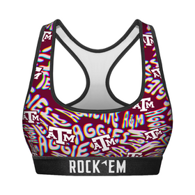 Women's Sports Bra - Texas A&M Aggies - Twisted Wordmark