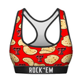 Rock 'Em Socks Women's Sports Bra - Texas Tech Red Raiders - Tortillas All-Over — main product shot