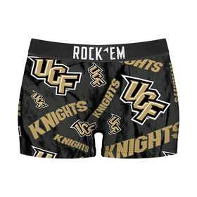 Rock 'Em Socks Women's Boy Shorts - UCF Knights - Logo All-Over