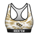 Rock 'Em Socks Rock 'Em Socks Women's Sports Bra - UCF Knights - Team Tie Dye — main product shot