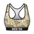 Rock 'Em Socks Women's Sports Bra - UCF Knights - Twisted Wordmark — main product shot