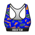 Rock 'Em Socks Women's Sports Bra - Florida Gators - Logo All-Over — main product shot